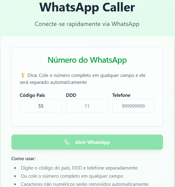 WhatsApp Caller